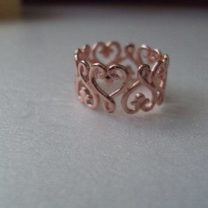 New filigree sterling silver ring size 9 MST117